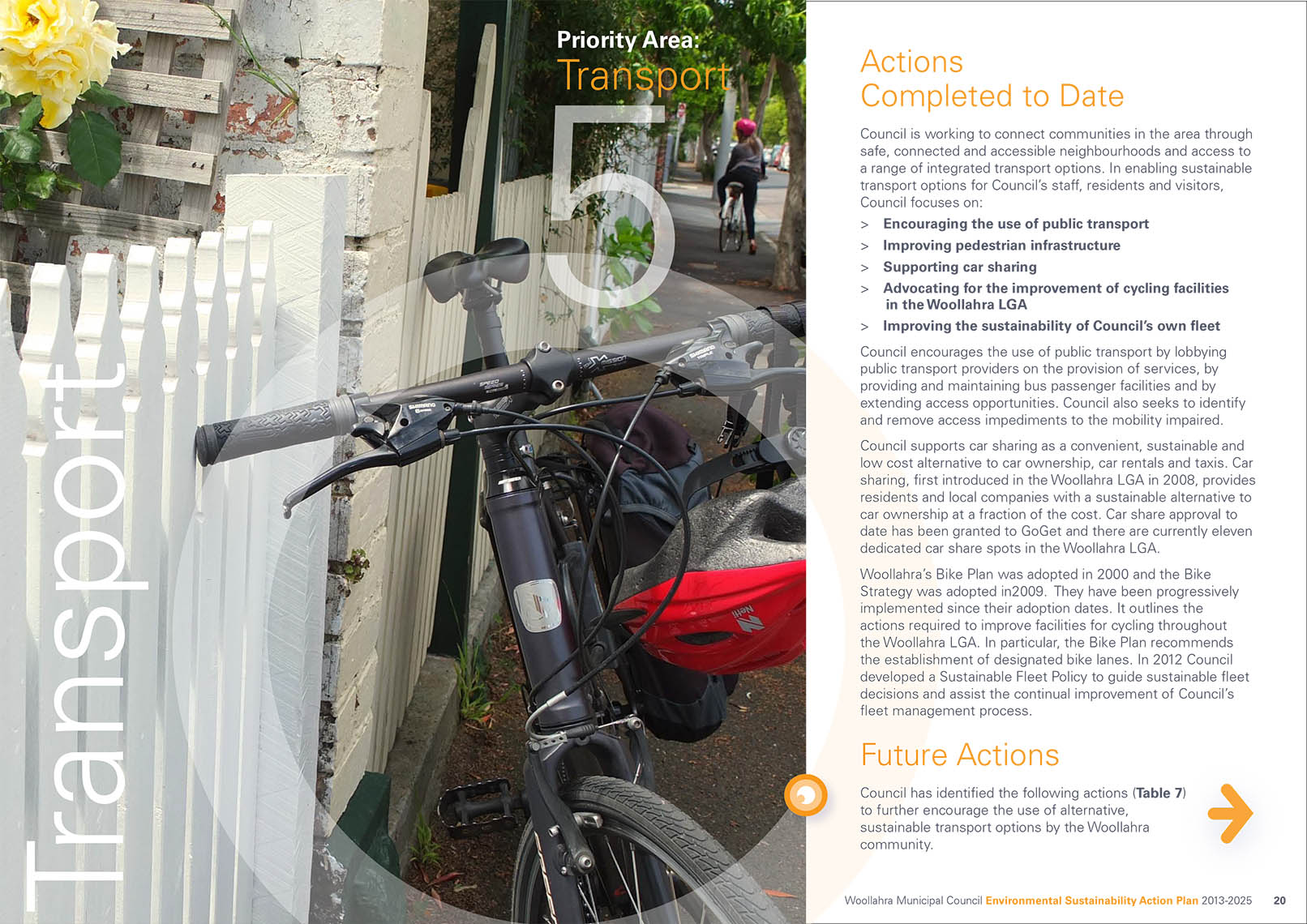 p20 Woollahra_ESAP (cover) Sustainable environmental communication design