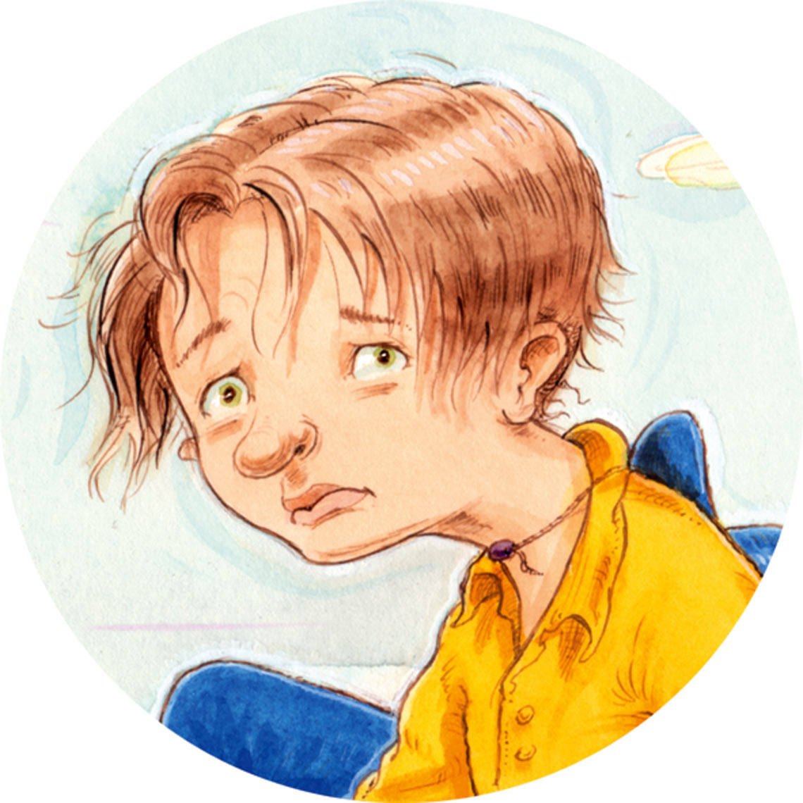 sad boy Childrens Commercial Illustration